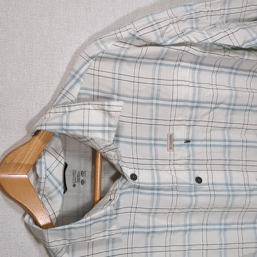 Columbia Men's Omni Shield Short Sleeve Button Up Shirt Size XXL EUC